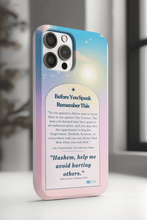 Load image into Gallery viewer, “Before You Speak” – Uplifting & Protective iPhone® Case (Available for Most Models)