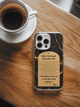 Load image into Gallery viewer, “Before You Speak” – Uplifting & Protective iPhone® Case (Available for Most Models)
