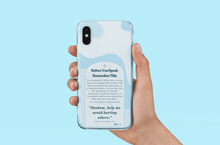Load image into Gallery viewer, Before You Speak, Clear Case for Samsung®