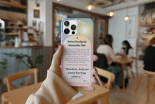Load image into Gallery viewer, “Before You Speak” – Uplifting & Protective iPhone® Case (Available for Most Models)