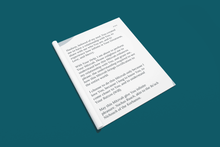 Load image into Gallery viewer, Folded Tefillah Card – “Before a Mitzvah” by Rabbi Michoel Gutmacher – Elegant Blue Design – Inspirational Prayer Booklet
